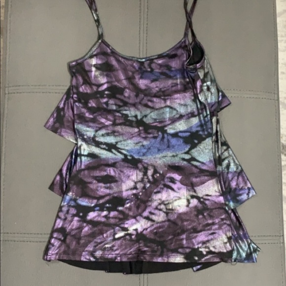 Metallic black purple and silver tank - Picture 2 of 2